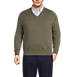Men's Big and Tall Classic Fit Fine Gauge Supima Cotton V-neck Sweater, Front