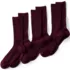 Men's Seamless Toe Cotton Rib Dress Socks 3 Pack, Front