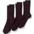 Men's Seamless Toe Cotton Rib Dress Socks 3 Pack, Front