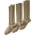 Men's Seamless Toe Over the Calf Rib Dress Socks 3-pack, Front