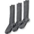 Men's Seamless Toe Over the Calf Rib Dress Socks 3-pack, Front