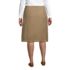 School Uniform Women's Plus Solid A-line Skirt Below the Knee, Back