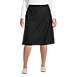 Women's Plus Solid A-line Skirt Below the Knee, Front