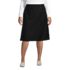 School Uniform Women's Plus Solid A-line Skirt Below the Knee, Front