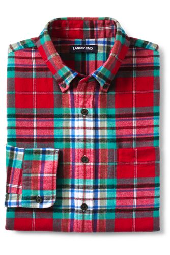 lands end fleece lined flannel shirt