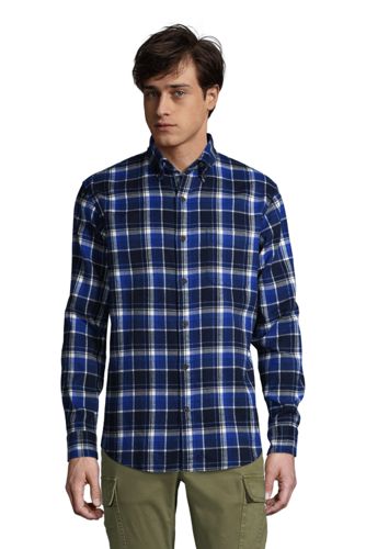 Men's Flagship Flannel Shirt, Tailored Fit