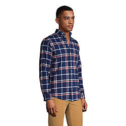 Men's Traditional Fit Pattern Flagship Flannel Shirt, alternative image