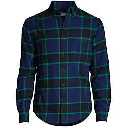 Men's Traditional Fit Pattern Flagship Flannel Shirt, Front