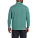 Men's Big and Tall Bedford Rib Quarter Zip Sweater, Back
