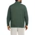 Big and Tall Bedford Rib Quarter Zip Pullover Sweater, Back