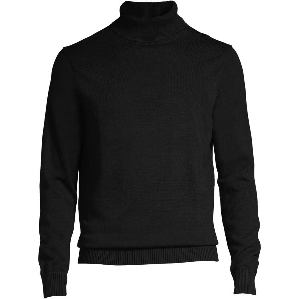 Lands end shop mens cotton turtleneck