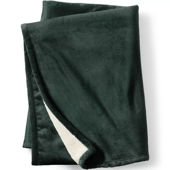 Sherpa Fleece Throw Blanket - primary