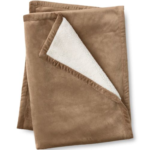 Sherpa Fleece Throw Blanket