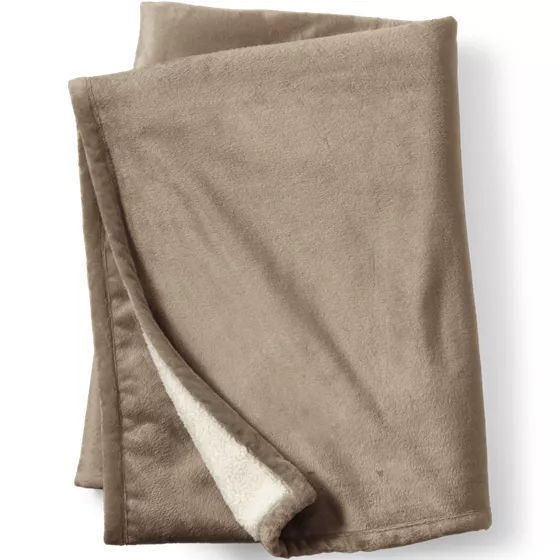 Sherpa Fleece Throw Blanket - primary