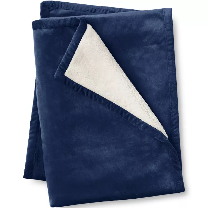 Sherpa Fleece Throw Blanket, Front