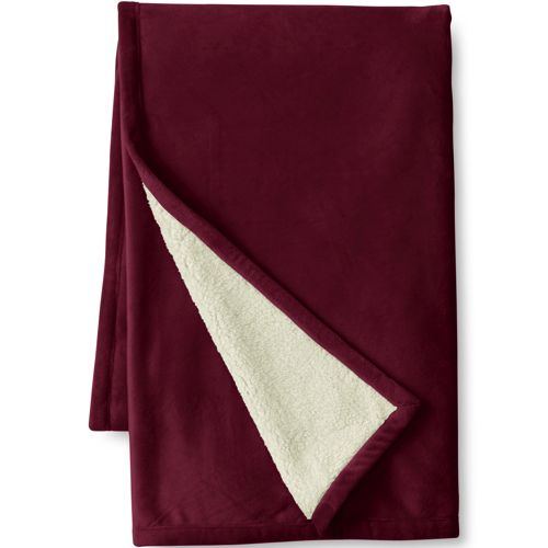 Sherpa Fleece Throw Blanket