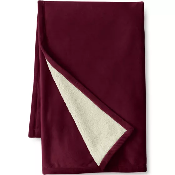 Sherpa Fleece Throw Blanket - primary