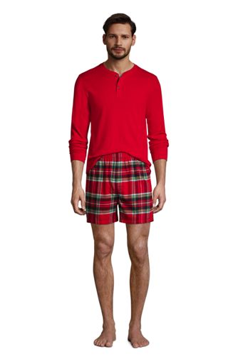 mens flannel boxer shorts