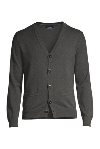 lands end mens cardigan sweaters