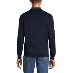 Men's Classic Fit Supima Cotton Cardigan Sweater, Back