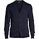 Men's Fine Gauge Supima Cotton V-Neck Cardigan Sweater, Front