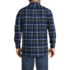 Big and Tall Traditional Fit Flagship Flannel Shirt, Back