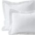 Basketweave Cotton Matelasse Pillow Sham, Front