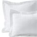 Basketweave Cotton Matelasse Pillow Sham, Front