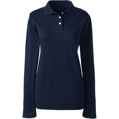 School Uniform Women s Long Sleeve Relaxed Fit Banded Bottom