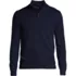 Men's Fine Gauge Cashmere Quarter Zip, Front