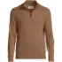Men's Fine Gauge Cashmere Quarter Zip, Front