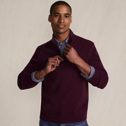 Men's Fine Gauge Cashmere Sweater | Lands' End