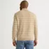 Men's Fine Gauge Cashmere Quarter Zip, Back
