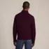 Men's Fine Gauge Cashmere Quarter Zip, Back