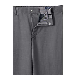 Men's Big and Tall Comfort Waist Wool Gabardine Dress Pants, alternative image