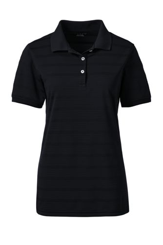 black plus size polo shirt