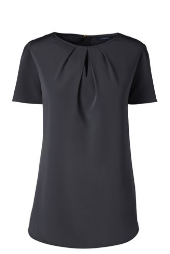 ladies dressy black blouses