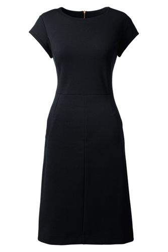 lands end ponte knit sheath dress