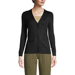 Women's Performance Long Sleeve V-neck Cardigan with Pockets, Front