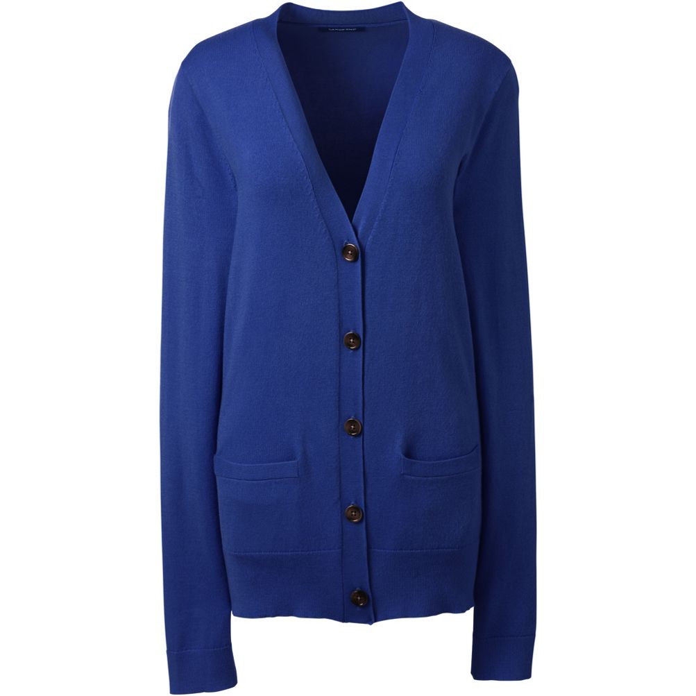 Women's Performance Long Sleeve V-neck Cardigan with Pockets