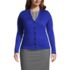 Women's Plus Performance Long Sleeve V-neck Cardigan with Pockets, Front