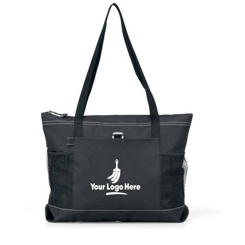 Zip discount top totes