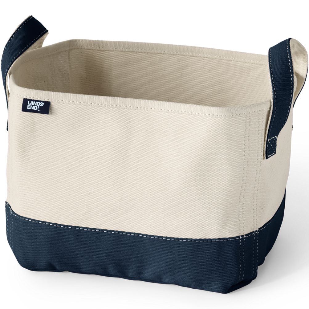 Small Canvas Storage Tote