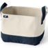 Small Canvas Storage Tote, Front