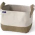 Small Canvas Storage Tote, Front