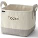 Small Canvas Storage Tote, Front