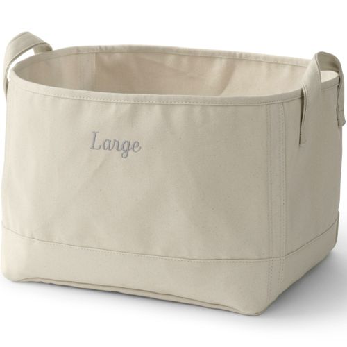 Woven Cotton Baskets Lands' End