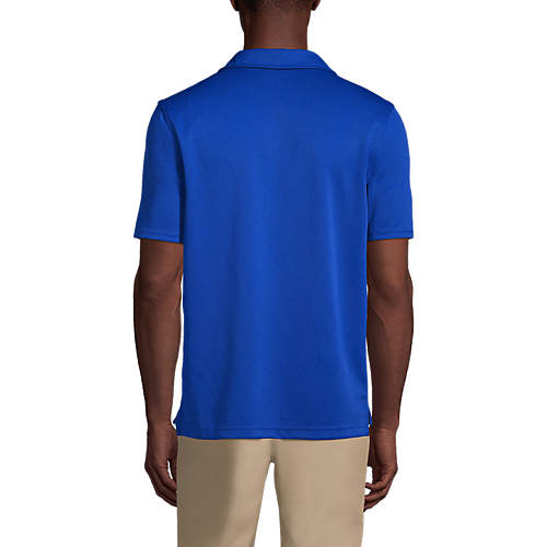 Men's Short Sleeve Polyester Pique Polo Shirt - Secondary