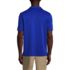 Men's Short Sleeve Polyester Pique Polo Shirt, Back