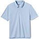 Men's Short Sleeve Polyester Pique Polo Shirt, Front
